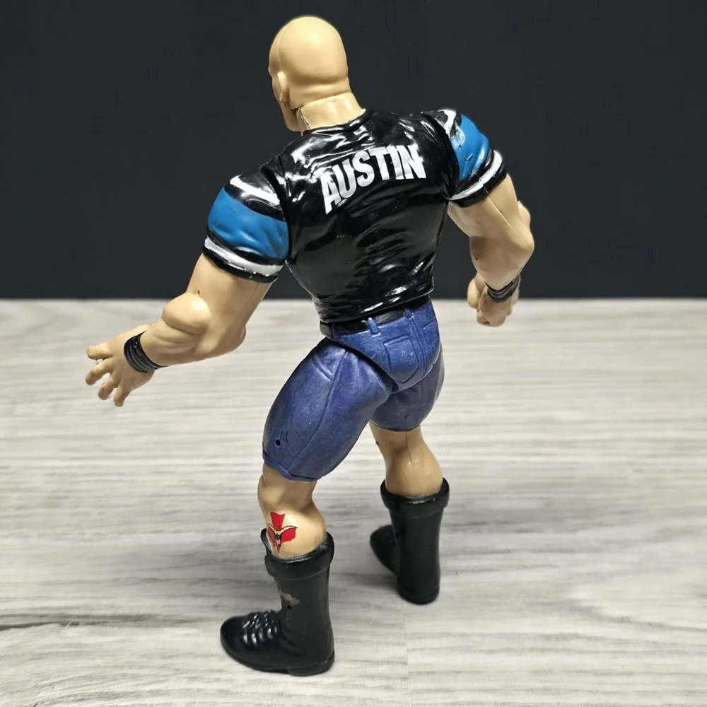 Vintage 1998 WWF Stone Cold Steve Austin - Jakks Pacific 6